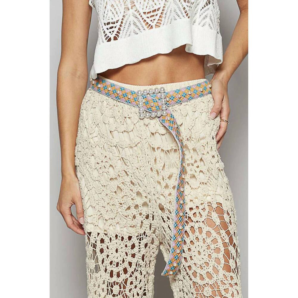 NEW POL women's woven belt